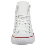 Converse Clothing & Apparel Chuck Taylor All Star Canvas High Top Sneaker, Optical White, 8.5 Women/6.5 Men