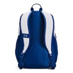 Under Armour Hustle Sport Backpack, (101) White/Varsity Blue/Blizzard, One Size Fits All