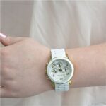 Michael Kors MK5145 Women’s Two Tone Stainless Steel Quartz Chronograph White Dial Watch