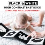Spiggly High Contrast Baby Toys for Newborn Black and White Baby Toys 0-3 Months Baby Books 0-6 Months High Contrast Baby Book Tummy Time Mirror Newborn Toys Contrast Toys for Infants 0-6 Months