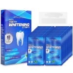 Whitening Strips for Teeth, 42 Upgraded Sensitivity Free Teeth Whitening Strips, Peroxide Free, 21 Treatments, Professional and Safe White Strips