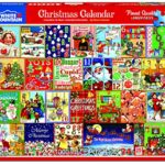 White Mountain Puzzles Christmas Calendar, 1000 Pieces Jigsaw Puzzle