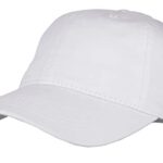 Gelante Cotton Twill Washed Unstructure Baseball Cap – Adjustable Blank Hat for Men Women – Wholesale Bulk Lot 6 Pack (White)