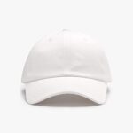 Quanhaigou Low Profile Baseball Cap for Men Women – Cotton Dad Hat-Classic Adjustable Unconstructed Plain Hat (White)
