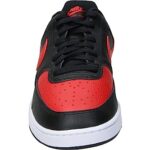 Nike Court Vision Low Men’s Sneaker, Black University Red White, 11 US