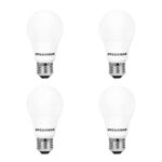 SYLVANIA LED A19 Light Bulb, 60W Equivalent Efficient 8.5W Medium Base, 2700K Soft White, 4 pack