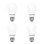 SYLVANIA LED A19 Light Bulb, 60W Equivalent Efficient 8.5W Medium Base, 2700K Soft White, 4 pack
