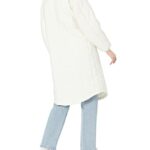 Amazon Essentials Women’s Quilted Coat (Available in Plus Size), Eggshell White, Medium