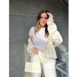 Telena Shoulder Bag for Women, Vegan Leather Women’s Shoulder Purses Handbags with 2 Removable Strap Crossbody Bag Purses Crocodile Pattern White