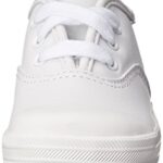 Keds unisex child Champion Lace Toe Cap Sneaker, White, 7 Wide Toddler US