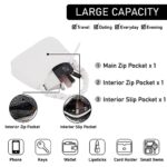 Emperia Braided Top Handle Shoulder Bag For Women, Trendy Designer Small Hobo Tote Handbag_White