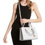 MIchael Kors handbag for women Sheila satchel medium, Optic White