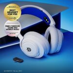 SteelSeries Arctis Nova 7P Wireless Multi-System Gaming & Mobile Headset – Nova Acoustic System – 2.4GHz & Simultaneous Bluetooth – 38Hr Battery – USB-C – Gen2 Mic – PlayStation, PC, Switch – White