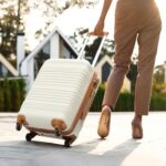 Coolife Luggage Set 3 Piece Luggage Set Carry On Suitcase Hardside Luggage with TSA Lock Spinner Wheels(White, 3 piece set (DB/TB/20))