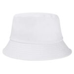 Umeepar Unisex Cotton Packable Bucket Hat Sun Hat Plain Colors for Men Women (1 Plain White)