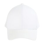 VOBOOM Men Quick Dry Baseball Cap Laser Cut Mesh Ball Cap Curved Brim Snapback Hat (White)