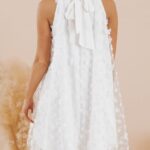 VIMPUNEC 2023 Womens Summer Wedding Guest Formal Dresses Cocktail Halter Swing Dress Cute A Line Mini Homecoming Dress White M