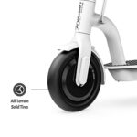 Jetson Eris Folding Adult Electric Scooter, White – with Phone Holder and LCD Display
