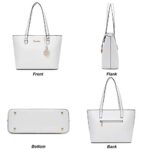 Soperwillton Handbag for Women Wallet Tote Bag Shoulder Bags Top Handle Satchel 5pcs Purse Set