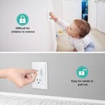 Outlet Covers Babepai 38-Pack White Baby Proof Electrical Protector Safety Improved Baby Safety Plug Covers