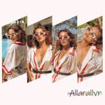 Allarallvr Rectangle Sunglasses for Women 90s Retro Trendy Y2K Classical Vintage Square Shades AR82037(2 Pack DarkBlack+Beige White/Brown)