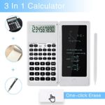 Scientific Calculators?Lvesunny Multifunctional Scientific Calculator with Notepad, 10-Digit Large Screen, Perfect School Supplies for Students, Ideal for Basic Math Learning(White)