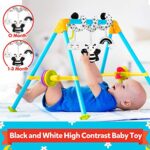 GKDOMS Baby Spiral Hanging Stroller and Car Seat Toys Black and White High Contrast Sensory Toy Newborn Plush Activity Toys New Year Gift for 0 3 6 9 12 Months Girls Boys-BEE