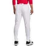 Under Armour Men’s Utility Baseball Straight Leg Pant Pipe 22, (103) White / Red / Red, Small