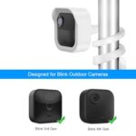 All-New Flexible Twist Mount Compatible with Blink Outdoor (4th &3rd Gen), Weather Proof Protective Housing with Blink Sync Module Wall Mount (White)