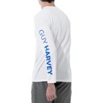 Guy Harvey Men’s Long Sleeve Performance Sun Protection Shirt UPF 50+, Bright White, X-Large