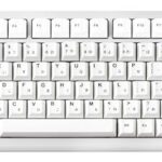 Freebird75 Aluminum Mechanical Keyboard, 75% Layout, Wired USB, 82 Keys with Lubricated Linear Switches for Office, Gaming, Mac & Windows PC (White Case with White Keycaps)