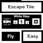 White Step Master Magic Push tiles