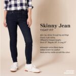 Amazon Essentials Women’s Skinny Jean, White, 6