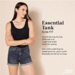 Amazon Essentials Women’s Slim-Fit Tank, Pack of 2, White, Medium
