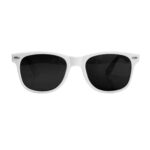 Liatunou 80s Retro Sunglasses for Men and Women Unisex Vintage Neon Sunglasses UV Protection Sunglasses Classic Eyewear for Party/Beach/Driving(White*1)
