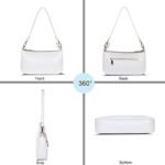 NIUEIMEE ZHOU Shoulder Bag for Women Retro Vegan Leather Classic Clutch Tote HandBags Purses with Zipper Closure
