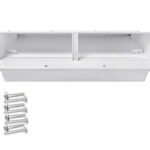 Camp’N RV Exhaust Vent Cover – RV Range Hood Vent/RV Range Hood Cover/Sidewall Vent w/Locking Flap (White)