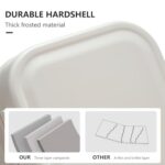 OIWAS Carry on Luggage, White Suitcase with TSA Lock, 8 Spinner Wheels Hardside Luggage 22x14x9 Airline Approved for Travel Weekender Overnight (white, 20-inch)