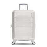 American Tourister Stratum 2.0 Expandable Hardside Luggage with Spinner Wheels, White, 20-Inch Carry-On