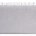 Nodykka Women Evening Envelope Rhinestone Frosted Handbag Party Bridal Clutch Purse Shoulder Cross Body Bag, Silver
