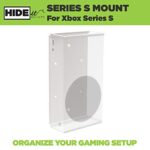 HIDEit Mounts Wall Mount for Xbox Series S – American Company – White Steel Mount for Xbox Series S – Wall Mount Kit Works with Xbox Series S – Patented
