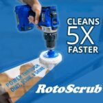 RotoScrub 7 Pack Drill Brush Set for Deep Cleaning, Scratch Resistant, Bathroom, Oven, Countertops, Sinks, Soap Scum, Tile, Boats, Patio Furniture & More