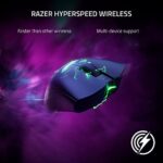Razer DeathAdder V3 Pro Gaming Mouse: 64g Ultra Lightweight – Focus Pro 30K Optical Sensor – Fast Optical Switches Gen-3 – HyperSpeed Wireless – 5 Programmable Buttons – 90 Hr Battery – White