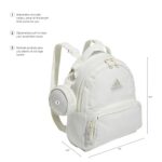 adidas Must Have Mini Backpack, Small Festivals and Travel, Off White/Putty Grey, One Size
