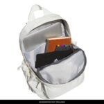 adidas Weekender Sport Fashion Compact Smaller Backpack with Detachable Mini valuables Pouch, Off White, One Size