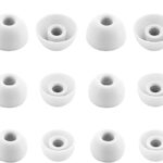 ALXCD Eartips Compatible with Beats Fit Pro, S/M/L 3 Sizes 6 Pairs Soft Silicon Earbuds Tips Replacement Ear Tips, Compatible with Beats Fit Pro 6 Pairs White
