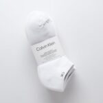 Calvin Klein Girls’ Socks – Cushion No Show Ankle Socks (6 Pack), Size Large, White