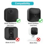 Blink Outdoor 4th Gen Camera Mount, 2 Pack Weatherproof Protective Housing and 360 Degrees Adjustable Mount with Sync Module 2 Mount for Blink Outdoor Security Camera System(White,Camera Not Included)