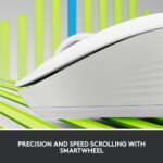 Logitech Signature M550 Wireless Mouse – for Small to Medium Sized Hands, 2-Year Battery, Silent Clicks, Customizable Side Buttons, Bluetooth, Multi-Device Compatibility – Off White