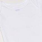 Gerber Baby 5-Pack Solid Onesies Bodysuits, White, 3-6 Months